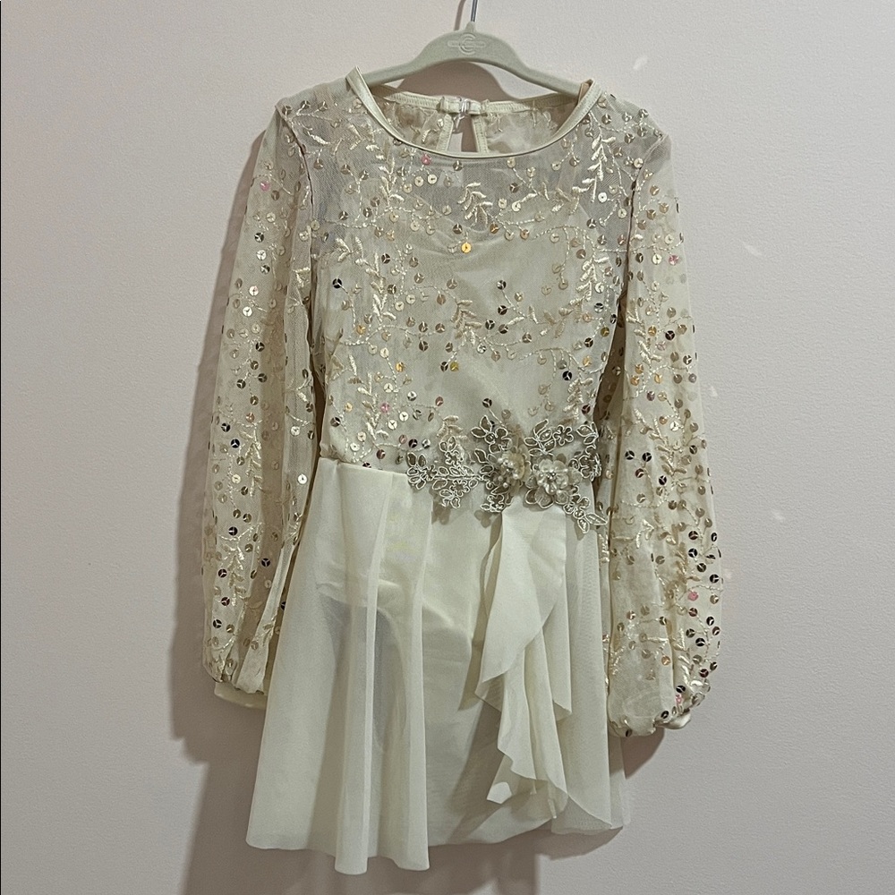 Weissman Elegant Cream Kids Costume with Sequin Details SC